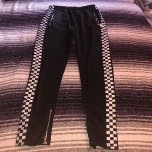 Checkered joggers
